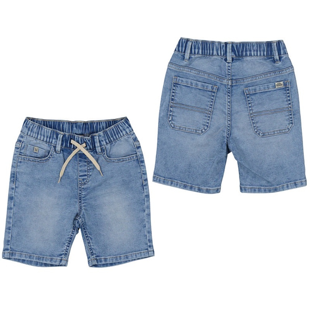 Size 7 Boys Mayoral Classic Blue Denim Shorts